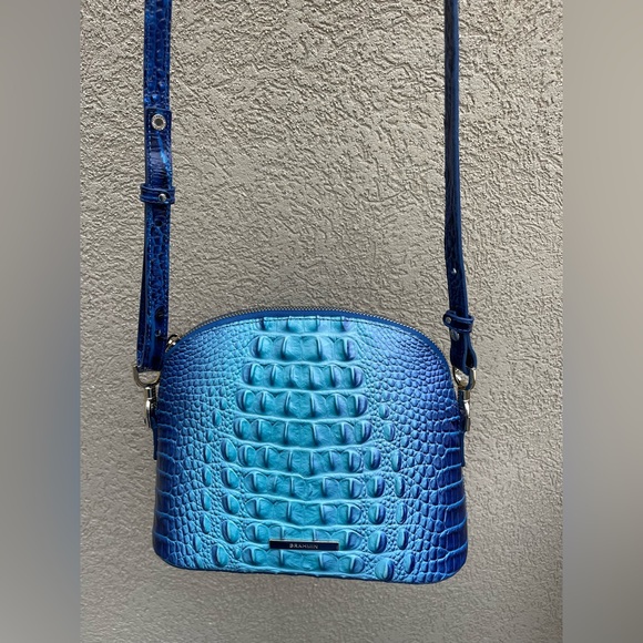 NWOT Brahmin Melbourne Collection Small Georgina Crossbody, Affinity Ombre - Picture 8 of 9